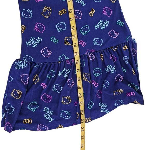 Hello Kitty Blue Signature Kitty Cat Jersey Knit Soft Dress – Small/Medium NWOT - Picture 15 of 16
